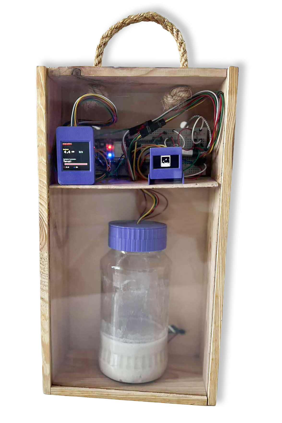 The final assembled Smart Sourdough Incubator