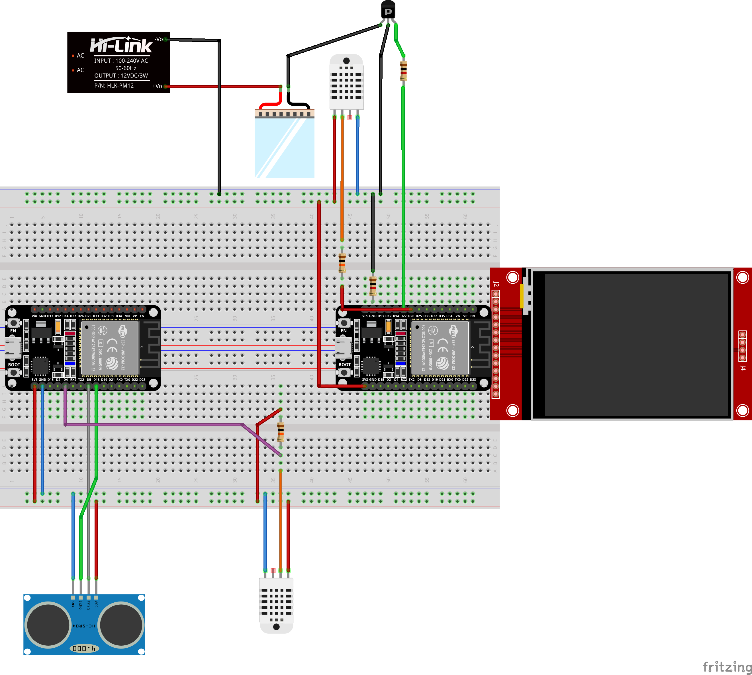 Electronic breadboard sketch
